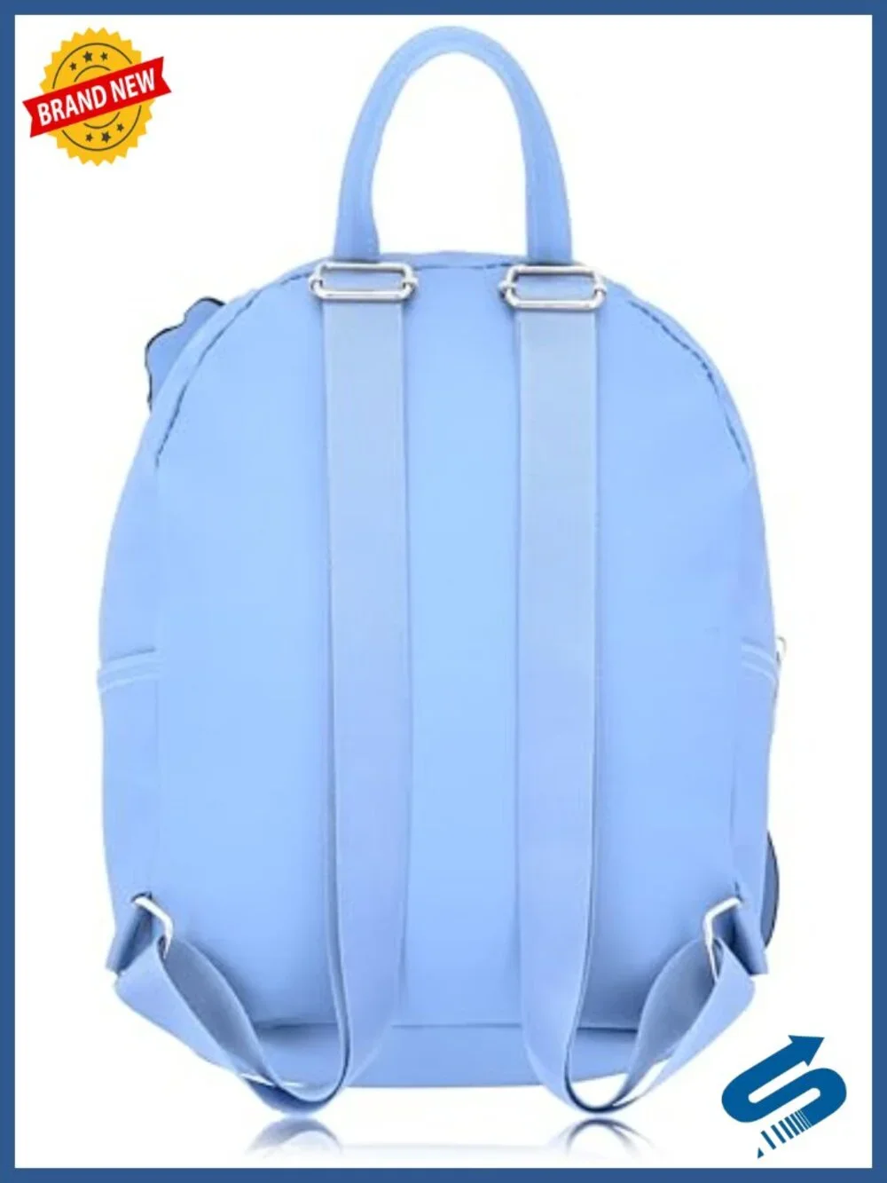 Disney Stitch Mini Backpack with Movable Arms, Lightweight PU, Adjustable Straps